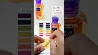 Clean  clear face wash ph standard test#faceserumforoilyskin#beautyproducts#facialwash#shorst'svideo