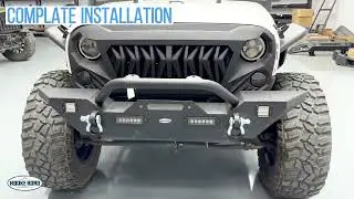 Hooke Road Jeep Different Trail Mid Width Front Bumper w/Winch Plate | Installation