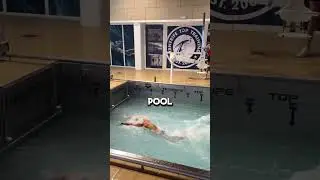 A treadmill for swimmers 👍 #swimming #fitness