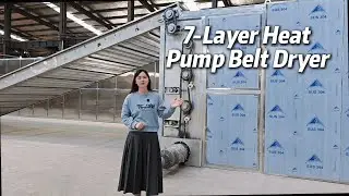 7-Layer Heat Pump Mesh Belt Dryer
