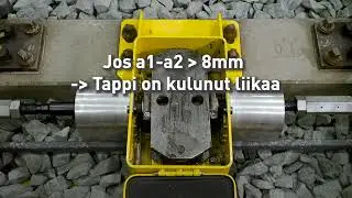 Kääntöavustimen ja koskettimen huolto