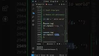 Remove all whitespace from a string in JavaScript in Hindi 