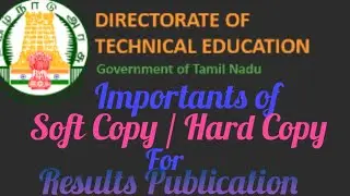 Hard Copy / Soft Copy Submission for Valuation | Results publication