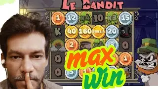 My LUCKIEST SPIN EVER! 😱 MAX WIN on LE BANDIT #casino #gaming #slots #maxwinslotonline