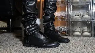 Черные кожаные кроссовки Maison Margiela Future High | Распаковка и обзор на ногах!