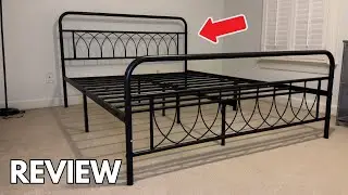Yaheetech Queen Metal Platform Bed Frame - Full Review & Assembly