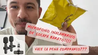 COMPRE EL MICROFONO DE SOLAPA INALAMBRICO MAS BARATO DE MERCADO LIBRE!!! VALE LAPENA??? Hisemy Dhs01