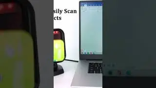 1D 2D scanning desktop barcode platform for supermarket use.