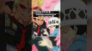 Doflamingo wanted law Law as his right hand man🤯 #onepiece #trafalgarlaw #doflamingo