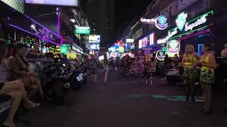 Pattaya Soi Buakhao, LK Metro, Soi Diana, Second Road Nightlife, Thailand 4K 60FPS