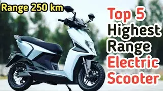 Top 5 Highest Range Electric Scooter in india 2022 | Simple one, Ola S1 Pro, Ather 450X, Hero NYX HX