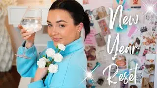 NEW YEAR RESET WITH ME 🫧  UNDECORATING, GOAL SETTING,  VISION BOARD, LIFE UPDATES!!