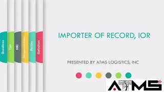 5E. IMPORTER OF RECORD, IOR