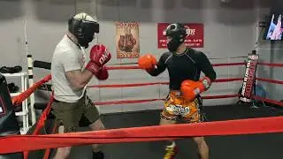 boxing sparring match