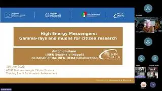 Gamma-rays and muons for citizen research |&nbsp;Multimessenger Citizen Science for Amateur Astronomers