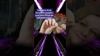 Reiki to remove heavy energy. Asmr black tourmaline crystal healing #shorts