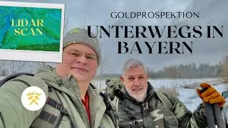 ⚒Goldsuche⚒ - Unterwegs in Bayern / GEOLOGY Rocks - Goldprospektion - Lidar Scan