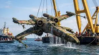 We Found Luke Skywalker&rsquo;s Legendary X-Wing Starfighter | Salvaged from the Sea ASMR