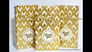 No.284 - Key Ring Gift Box - JanB UK Stampin' Up! Demonstrator Independent