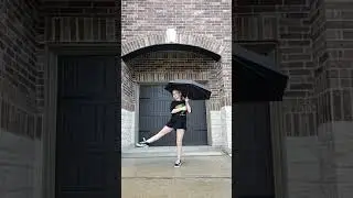 Dancing In The Rain! #shorts /**Francesca and Leah Shorts**