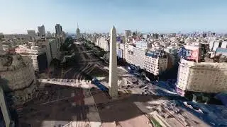 Obelisco de Buenos Aires - Modelo 3D Google Maps