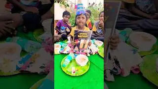 Food Donation On Birthday | Poor Kids Helping Video | The Helping Hands | Poverty In India #shorts