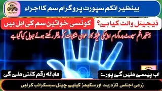 BISP Wallet sim Activation | CNIC Free SIM 8171 Full Details | Benazir income support program