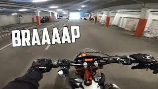TUNNELER OG PARKERINGSHUS med KTM 500 EXC | Norsk Motovlog