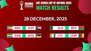 Group E - F: Matchday 2 Results | CAF Africa Cup of Nations 2025.