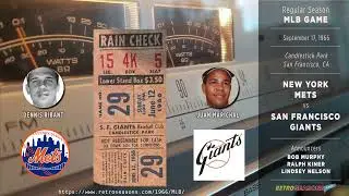 1966-Sep-17 &bull; NYM/SFG &bull; New York Mets vs San Francisco Giants - Radio Broadcast