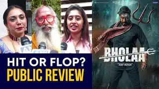 Bholaa Movie PUBLIC REVIEW | Ajay Devgn, Tabu, Deepak Dobriyal | First Day FIRST SHOW Reactions