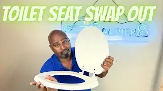 HOW TO CHANGE A TOILET SEAT ITS VERY EASY