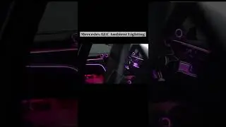 Mercedes GLC Ambient Lighting Car Show -