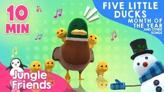 Five Little Ducks, Month of The Year, and Other Songs - 10 Minutes of Kids Song and Nursery Rhymes