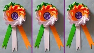 Independence Day Badge Making/Easy and Beautiful Badge For Independence Day/Soni Craft