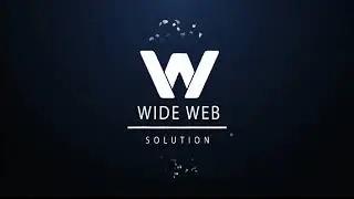 SPACE LOGO | AFTER EFFECTS LOGO REVEAL VIDEO | WIDE WEB SOLUTION | AFTER EFFECTS | MOTION GRAPHICS