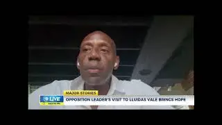 PNP, MP Hugh Graham seen ripping up eviction notices issued by National Land Agency - Lluidas Vale.