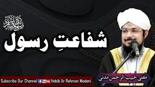 Shafaat e Rasool| شفاعت رسول علیہ الصـــلوةالســـلام|&lrm;@Habib ur Rehman Madani