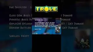 TROVE | Fae Trickster Build Guide in 10 seconds or less.. #shorts