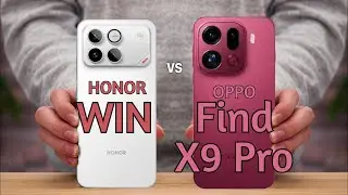 Honor Win vs Oppo Find X9 Pro | Full Comparison 2025 &ndash; Camera, Gaming, Battery & Design Test