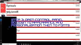 How to Install Fonts on Your Computer (Windows 10)
