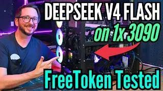 Запуск FreeToken DeepSeek V4 Flash на одной RTX 3090: тестирование локального ИИ
