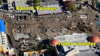Aerial look at Fast & Furious Hollywood Drift site - Orlando