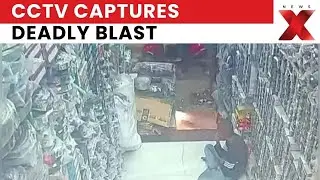 Kanpur Blast: CCTV Footage Reveals How Scooter Blast Rocked Kanpur Market | NewsX