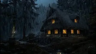 Heavy Rainstorm Sleep Aid 🌧️ Fall Into Deep Rest