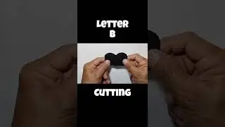 letter B #lettercutting