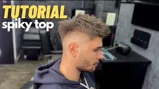 Cum sa tunzi partea de top | Tunsoare tehnica | Pentru tunsoarea Spiky Haircut