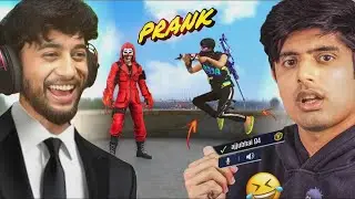 Pranking a Real Total Gaming (AJJUBHAI) Fan in Free Fire 😂🔥