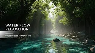 Peaceful Forest Ambience with Green Stream Flow for Study Sleep Relaxation Meditation and Inner Calm