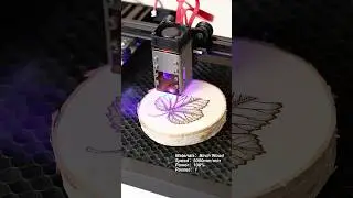 Engrave on Pure Birch with NEJE Desktop Laser-NEJE5 & A40630